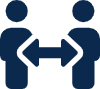 two men standing infographics