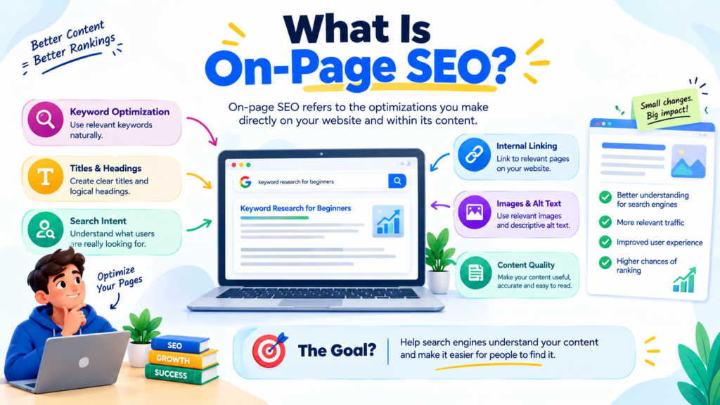 what is on page SEO infographics